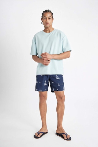 DeFacto Regular Fit Desenli File Astarlı Kısa Boy Deniz Şortu M8344AZ24HSNV256