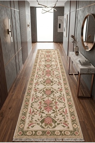 Dekoratif Halı Kaymaz Taban Leke Tutmaz Yıkanabilir Kilim Özel Ölçü Salon Halısı 3036