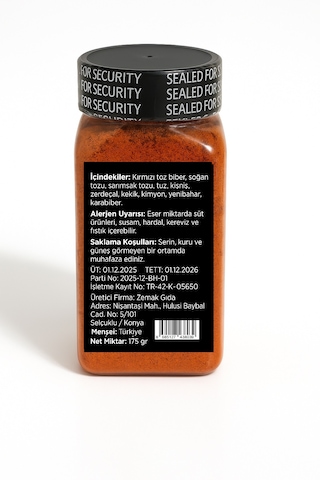 Zemak Acılı Tavuk Mangal Baharatı 175 G %100 Glutensiz Kanat & But Için Özel Mangal Karışımı