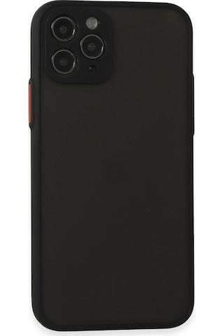 Newface Apple, Uyumlu iPhone 11 Pro Kılıf Montreal Silikon Kapak Semeglbl - 64 - Siyah