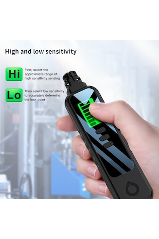 Kosona Ev Ve Restoranlar İçin Beyaz Gaz Sızıntı Tespit Cihazı, Ses Ve Işık Alarmı, Lcd Ekranlı, Hassas Algılama - Hd06 Pil Hariç