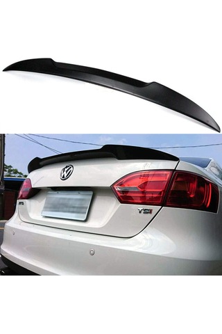 Volkswagen Jetta M4 Spoiler Bagaj Üstü Piano Black Yarasa Siyah