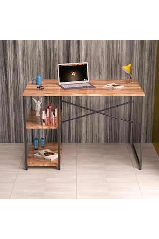 Çalışma Masası Yandan Raflı Atlantik Çam Atlantik Çam