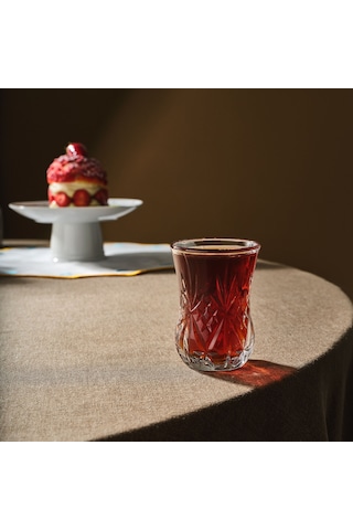 Karaca Rcr Melodia 6'lı Cam Çay Bardağı Seti Şeffaf