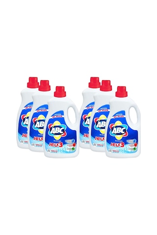 ABC Jel Plus Dağ Ferahlığı Sıvı Çamaşır Deterjanı 33 Yıkama 6 x 2145 ML