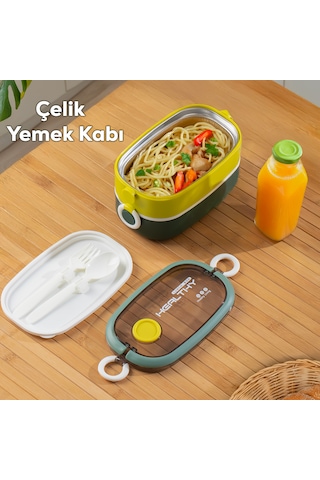 Porsima 66729-2 Stainless Steel Vakumlu Lunch Box Sefer Tası 1300m