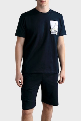 Paul & Shark Erkek T Shirt 24411064 013 Lacivert Lacivert
