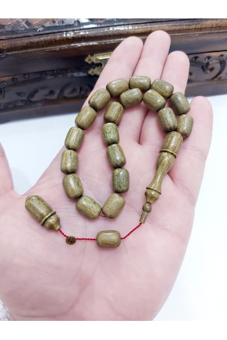 Ahmet Özdemir Usta Eseri Yeşil Pelesenk Maskot Tesbih... Ölçü: 9 X 13 Yeşil