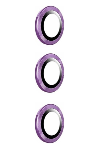 Samsung Uyumlu Galaxy S23 Fe Zore Kamera Lens Koruyucu Cam Filmi Mor