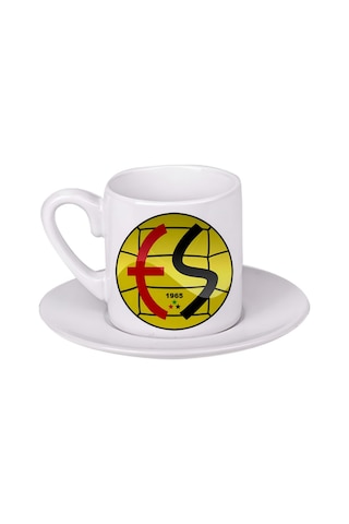 Eskişehirspor Türk Kahvesi Fincanı Beyaz