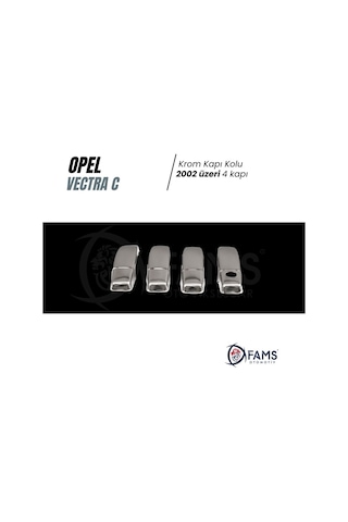 Opel Vectra C Krom Kapı Kolu 4 Kapı 2002 Üzeri P. Çelik
