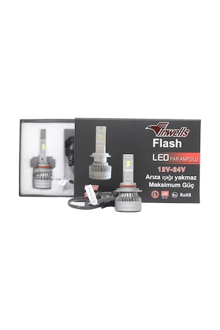 Yeni Flash Csp Led Xenon Zenon 9012 Hır2 20,000 Lümen Arıza Işığı Yakmaz