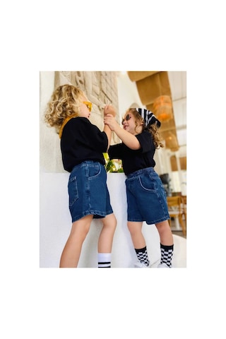 Poala Kids Lacivert Unisex Balloon Şort