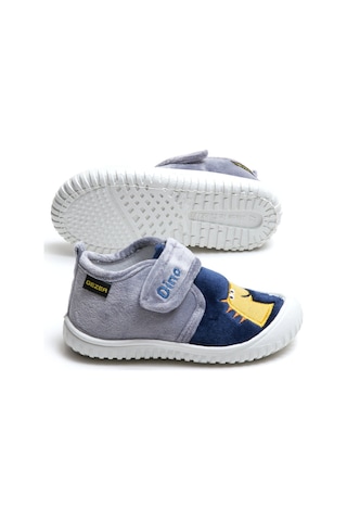 Gezer Kışlık Cırtlı Panduf Patik Erkek Ayakkabı Ga2kpm.03076.00.1o5.0a Lacivert - Gri