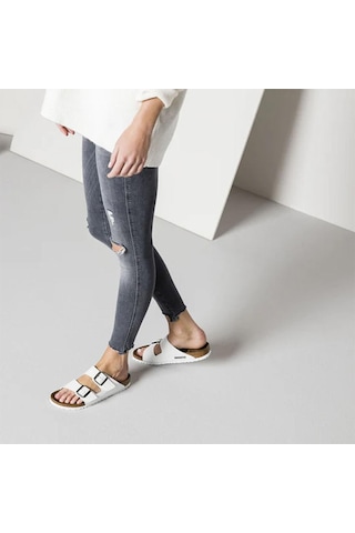 Birkenstock Arizona Bf Kadın Terlik 552683 Beyaz