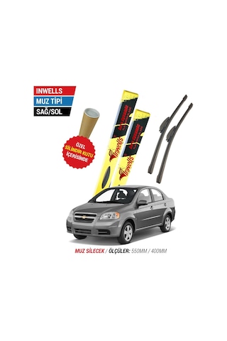Chevrolet Aveo Sedan İnwells Muz Silecek Takımı (2006-2011)
