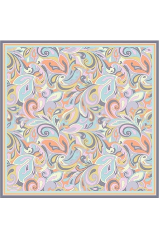 Armine Dj Saf İpek Eşarp 9323d Sura Nostalji - 90 X 90 / Mor - 81 Mor - 81