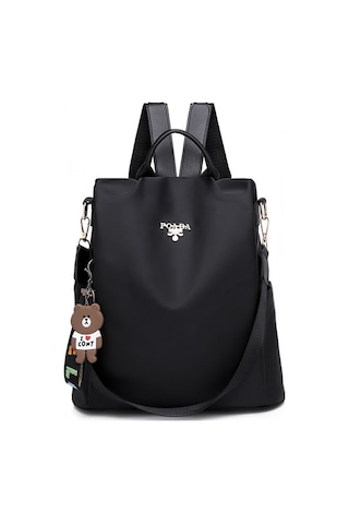 Oloey Yeni Kadın Sokak Modasıbasılısırttanası-siyah Siyah