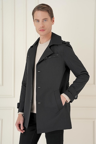 Efor Ka 086 Slim Fit Siyah Spor Kaban Siyah