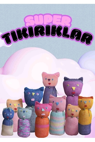Tıkırık Örgü Yastık Uyku Ve Oyun Arkadaşı Boncuk - 35 Cm Diğer
