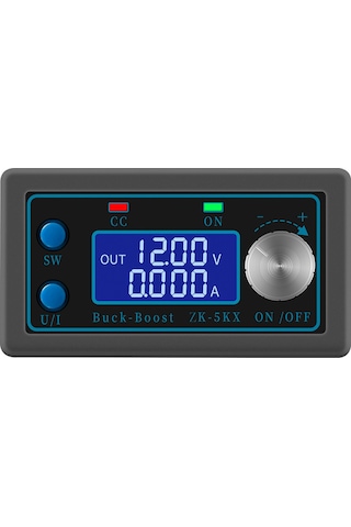Lemestar "zk-5kx Akıllı Dc Voltaj Regülatörü - 0.6-36v 5a Lcd Ekranlı Otomatik Fan Kontrollü Güç Modülü"