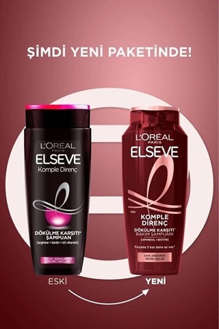 Tr L'oréal Paris Elseve Komple Direnç Dökülme Karşıtı Şampuan 300 Ml