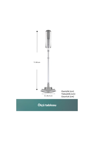 Homend Dustroyer 1272H 2 in 1 Metal Borulu Kablolu Dikey Süpürge