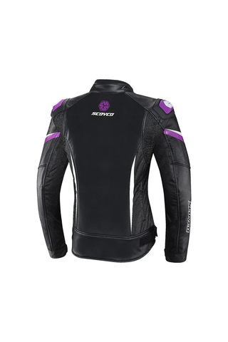 Jk153w Purple 4 Mevsim Kadın Deri Mont