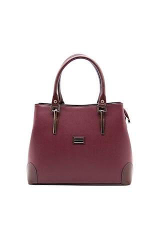 Silver Polo Sp667 Kadın El Çantası Düz Bordo-bordo