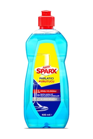 3 Adet Asperox Sparx Bulaşık Makinesi Parlatıcı 400 Ml