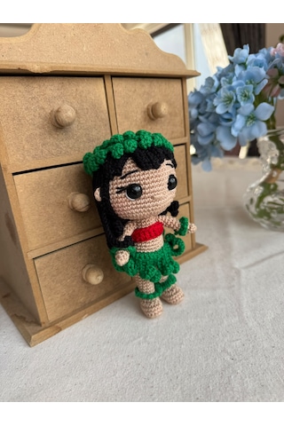 Amigurumi Lilo Bebek Oyuncak 15 Cm