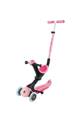 Globber Go Up Deluxe Işıklı Scooter - Pastel Pembe pembe