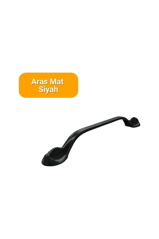 50 Adet Aras Mat Siyah Metal Mobilya Kulpu 160mm - 192mm Mat Siyah