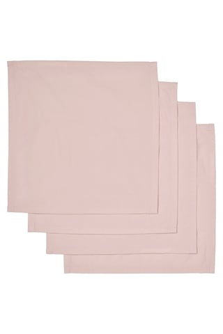 Ikea Näbbfısk Açık Pembe-beyaz 30x30 Cm Kumaş Peçete 4 Adet