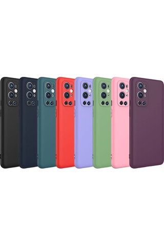 Ardemix One Plus 9 Pro Kılıf Mara Lansman Kapak - Koyu Mor Koyu Mor