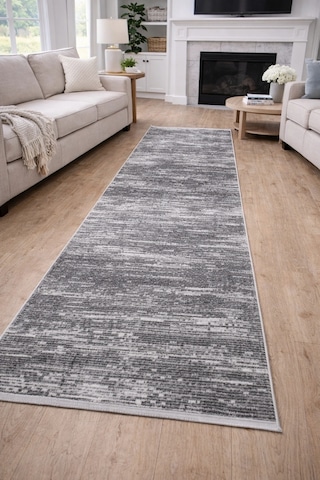 Merinos Vista 76587-098 Özel Kesme Halı Gri-antrasit Çok Renkli