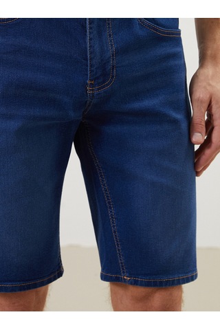 Lcw Eco İndigo Süper Skinny Fit Erkek Jean Şort