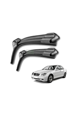 Mercedes Benz C Serisi Ön Cam Silecek Süpürgesi Takımı 2004 - 2007 W203 Kasa Silecek Takımı