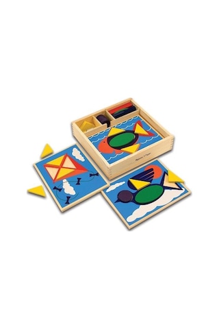 Melissa&Doug Ahşap Oyuncak Şekil Bulmaca