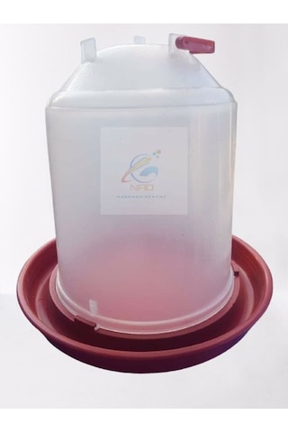 Nurdağ Hırdavat Tavuk Suluğu 5 L 10 Adet + Tavuk Yemliği 5 KG 10 Adet