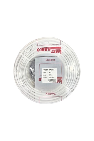 3x2,5 Mm Ttr Elektrik Kablosu 100 Metre Aklby-bsva58