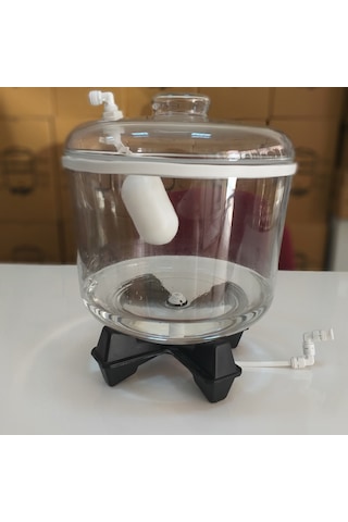 Waco Sebil Üstü % 100 Cam Fanus Aparat Takımı Şeffaf