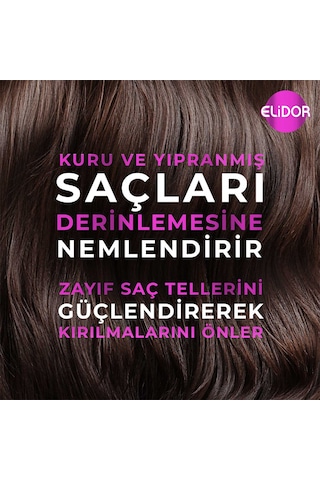 Elidor Avokado ve Castor Oil Nemlendirici Etki Saç Bakım Seti