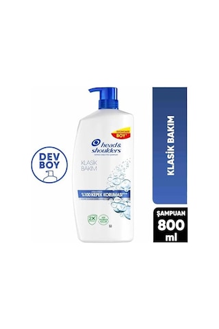 & Shoulders Klasik Bakım Kepeğe Karşı Etkili Şampuan 800ml 34327193
