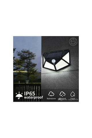 Solar Bahçe Aydınlatma Lambası 100 Led Renkli