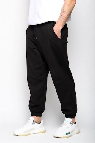Altamira Erkek Siyah Paça Lastikli Oversize Eşofman Alt 001 Altamira Erkek Siyah Paça Lastikli Oversize Eşofman Alt 001
