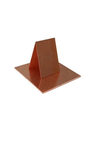 Kaplamasız Saf Bakır Levha Plaka 4x8 Cm - 8 Adet