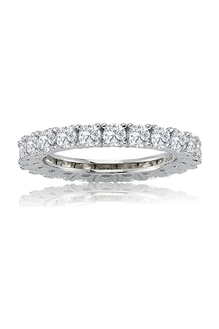 Mia Vento Effective Diamond Standart Düz Tamtur Gümüş Yüzük