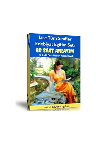 Lise Tüm Sınıflar Edebiyat Görüntülü Eğitim Seti 60 Saat Anlatım