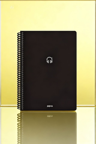Spiralli 80 Yaprak Çizgili Küçük Boy Sert Kapak Not Defteri Kraft Kağıt 14x19 Cm Dışı Siyah